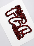 Black Vegeta FGC Sticker Slap product image (1)