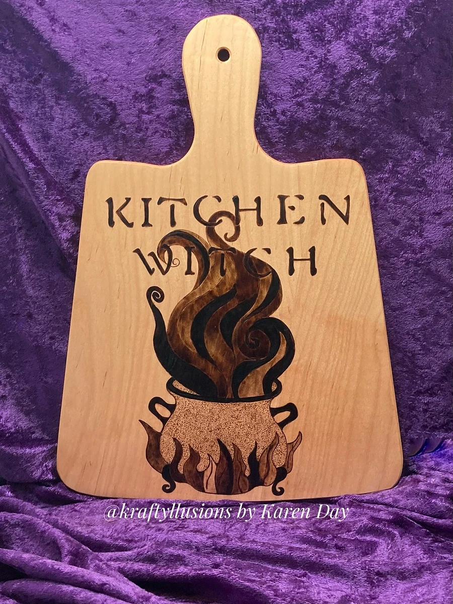 Kitchen Witch Decrative Serving Board and Apron Set product image (2)