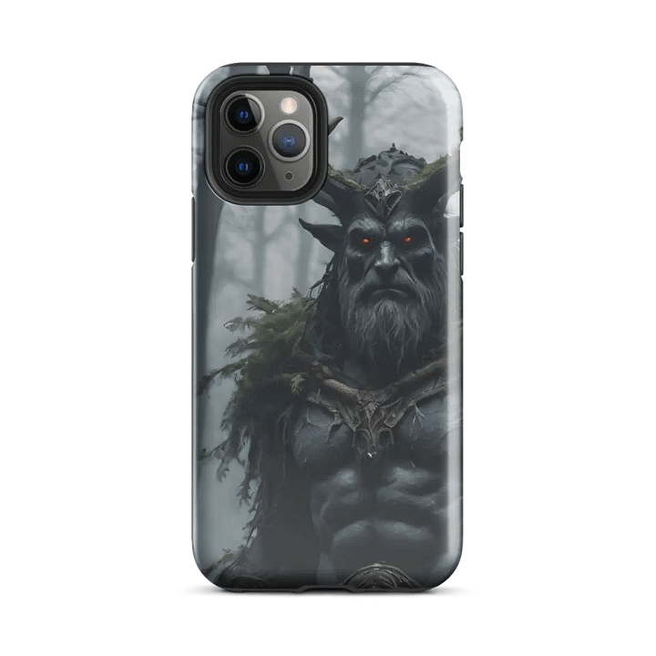 Tough Phone Case for iPhone® - Dark Mythical Ancient Forest Guardian product image (2)