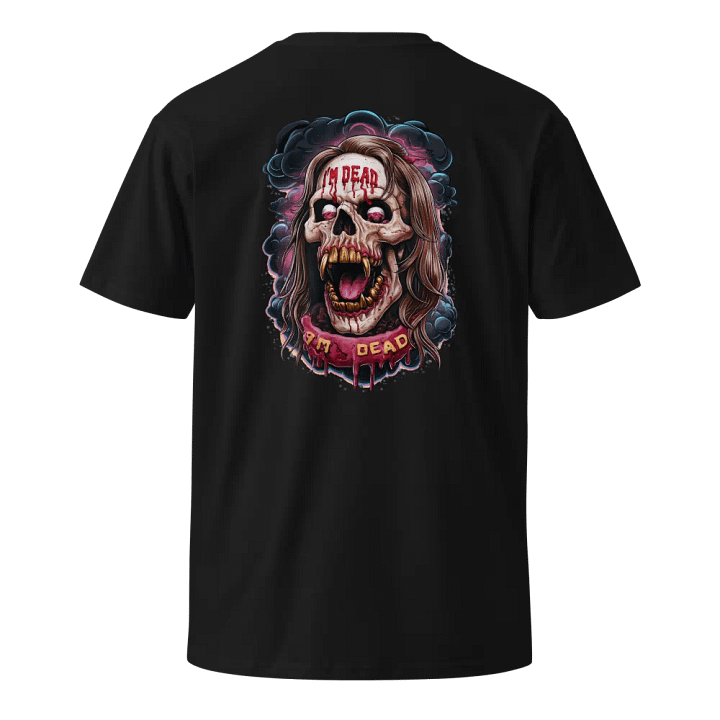 Urban Eerie Fusion: Death is Coming for You AS Colour Unisex Premium T-Shirt product image (2)