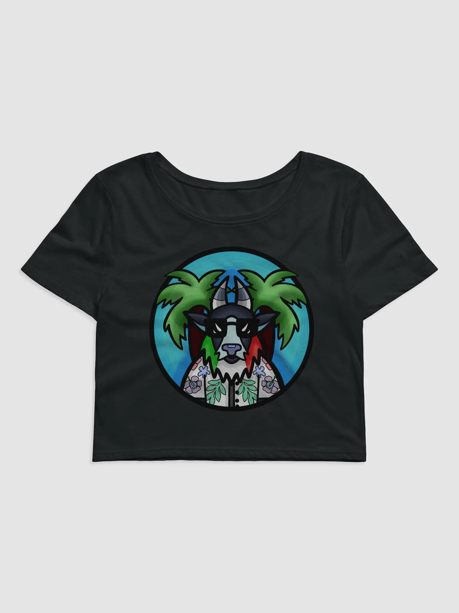 Goat Islanders Cropped T-Shirt product image (2)