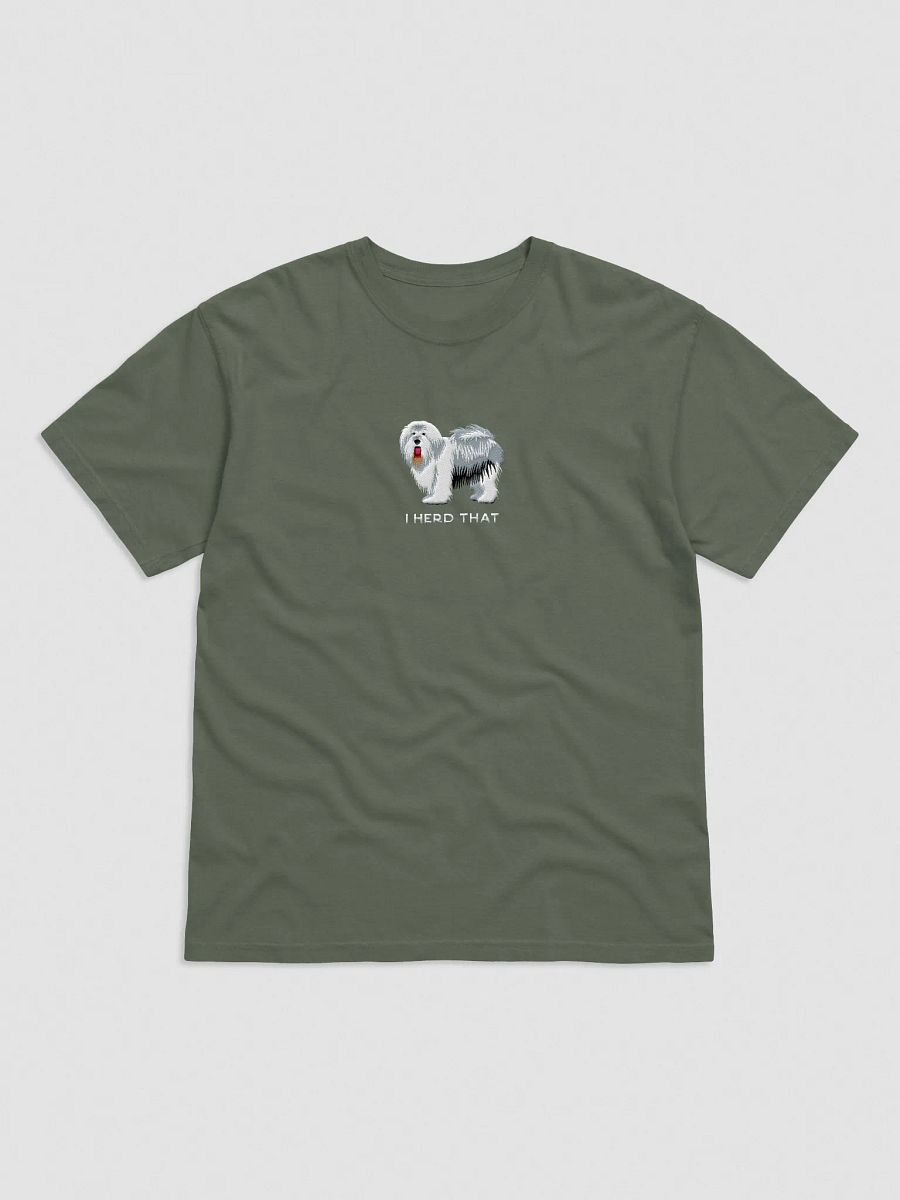 I Herd That T-Shirt(Embroidered) of an Old English Sheepdog product image (25)