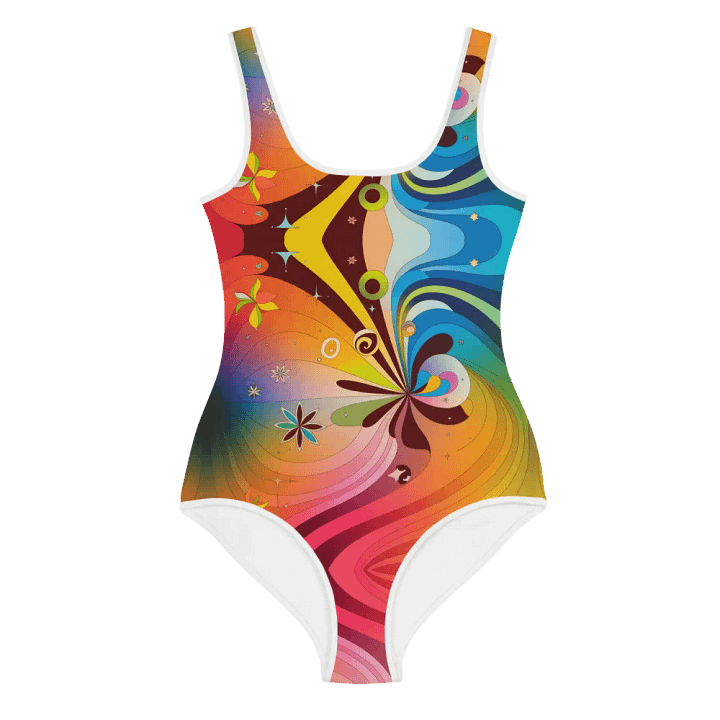 Sunburst Bloom Youth One-Piece Swimsuit product image (1)