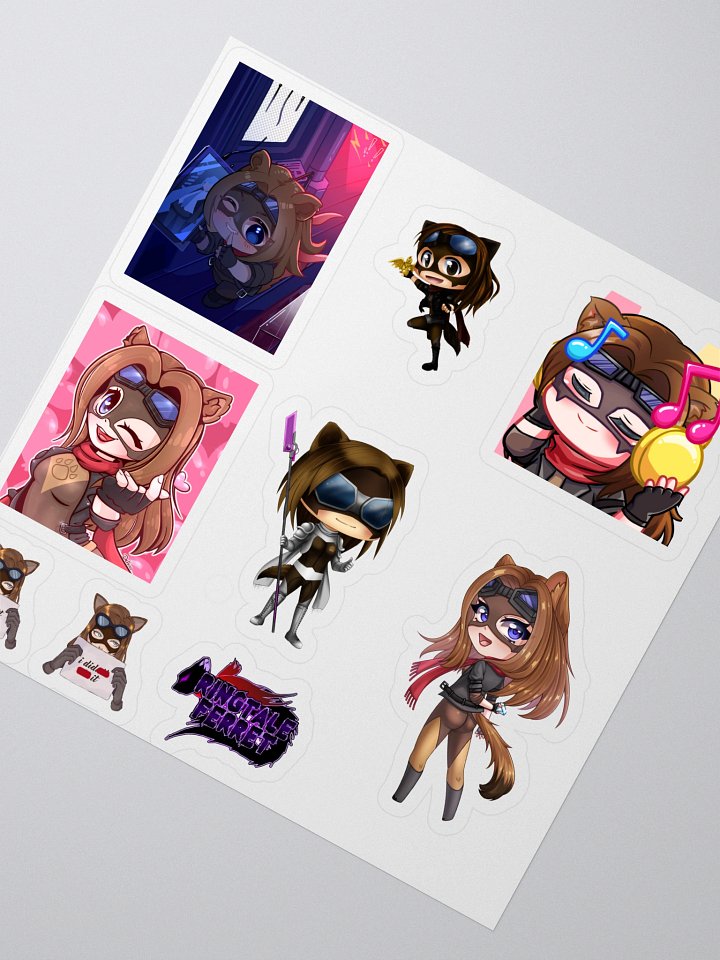 Ferret Chibi Sticker Set #2 product image (2)