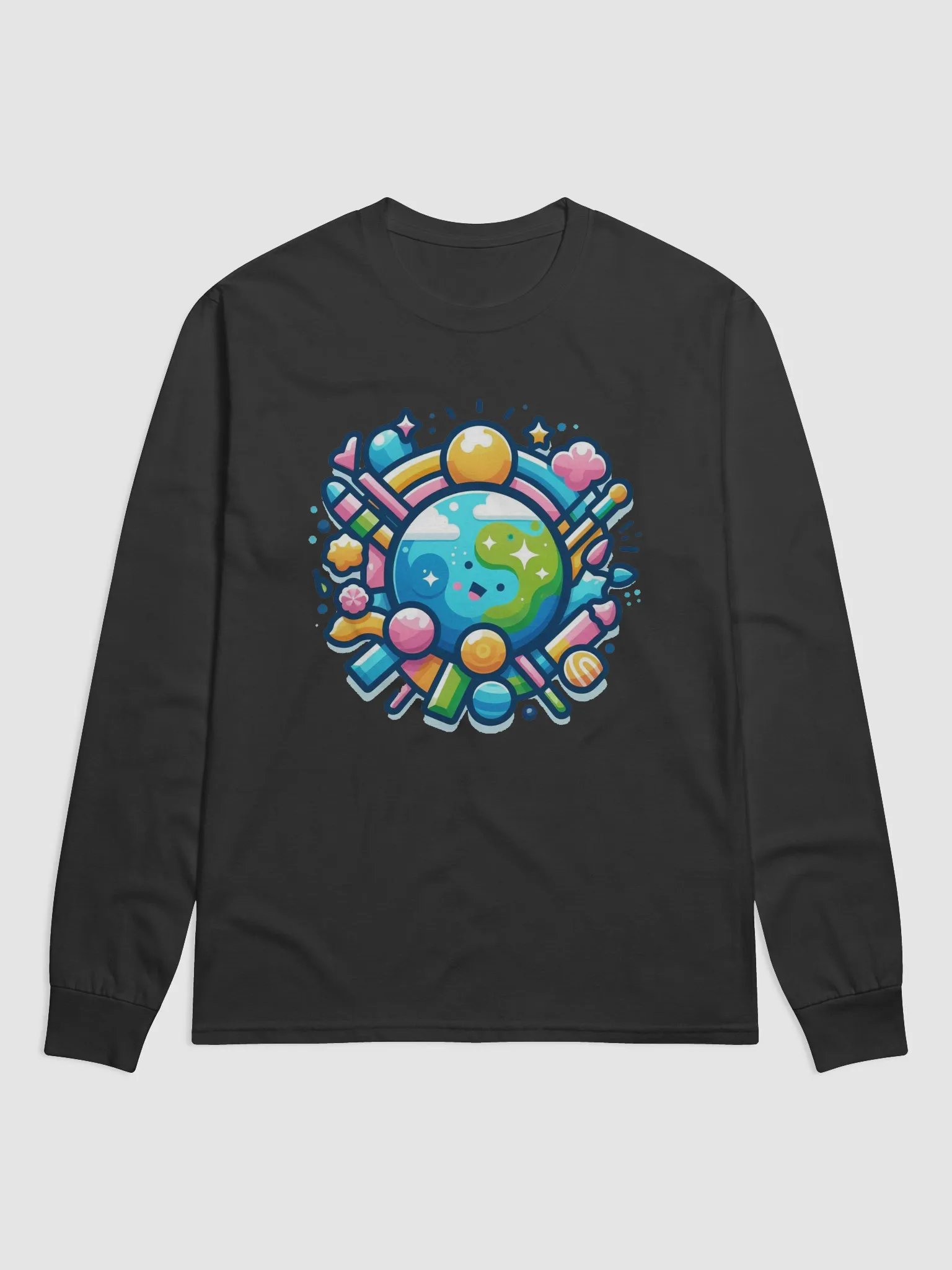 Cheerful Earth Long Sleeve Shirt product image (2)