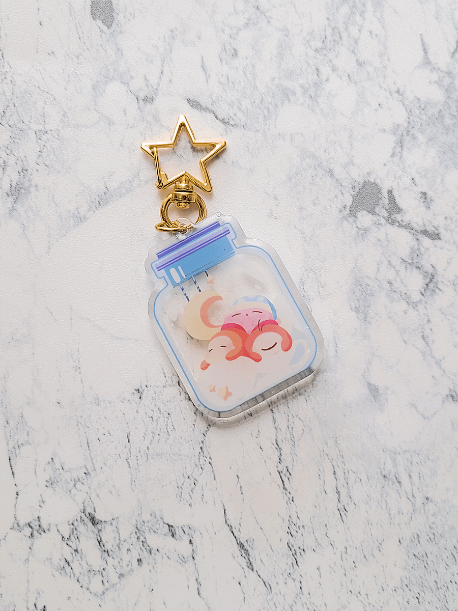 Charms | Sleep Kirby Jar Charm product image (1)
