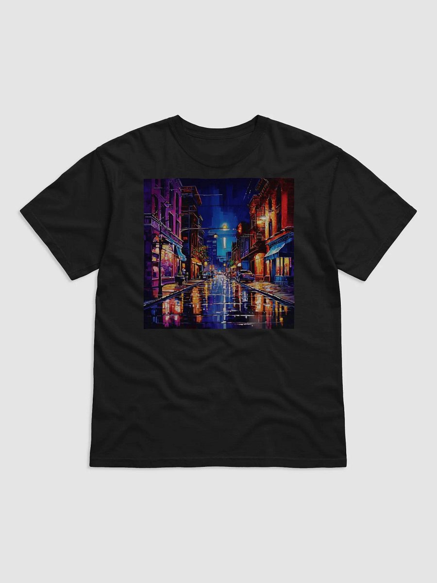 Urban Nightscape Cotton T-Shirt product image (1)