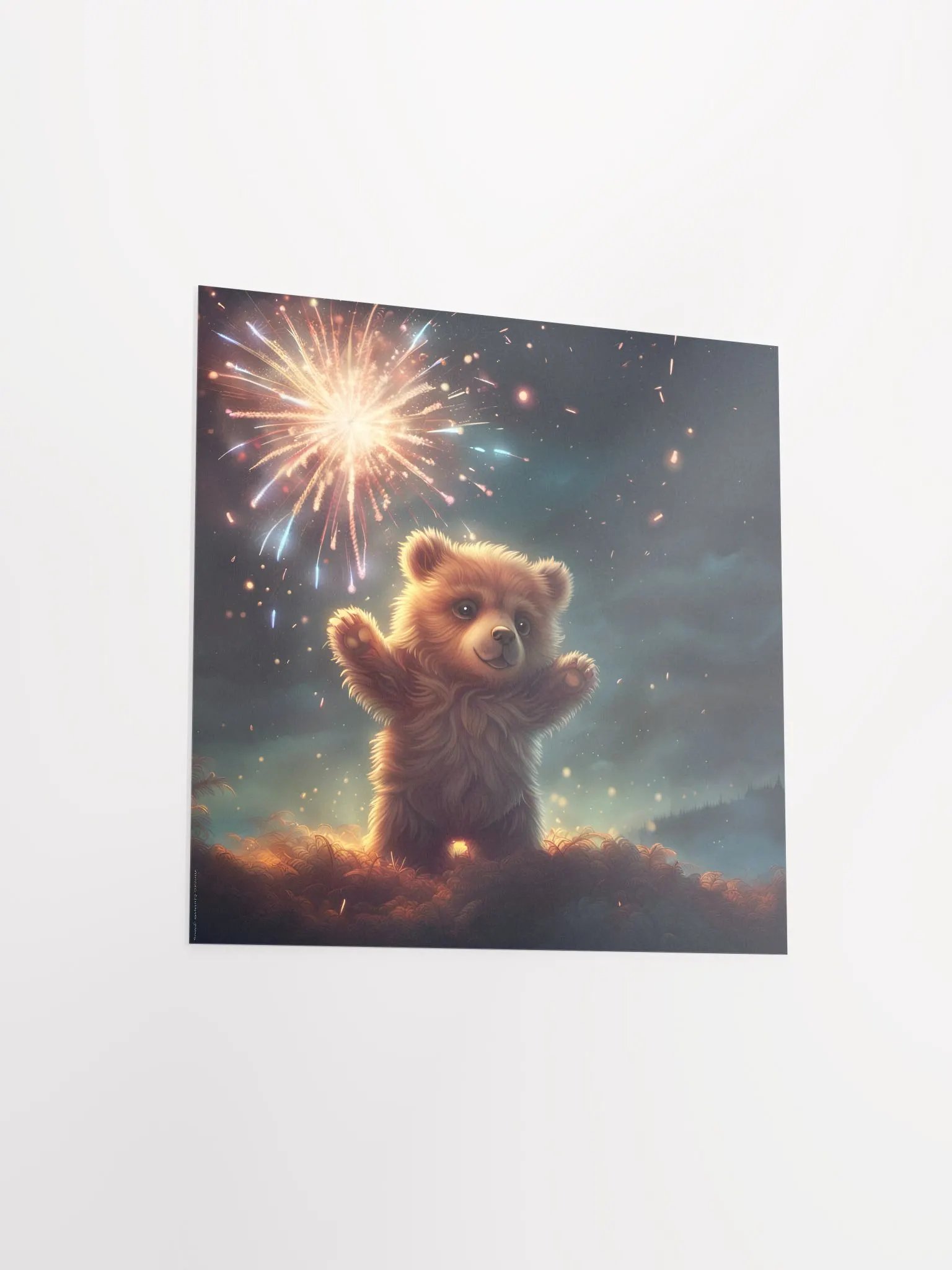 Fireworks Bear Poster product image (8)