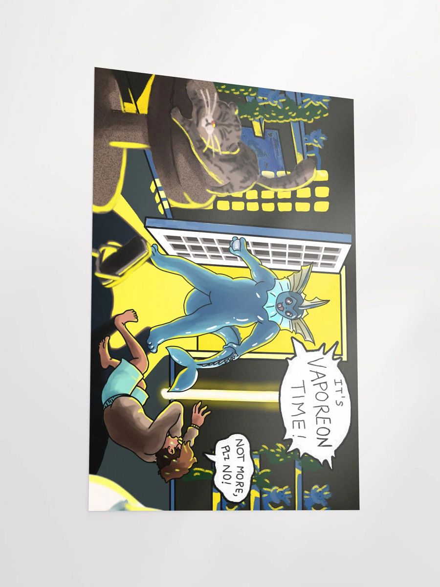 Vaporeon Meme Poster product image (3)