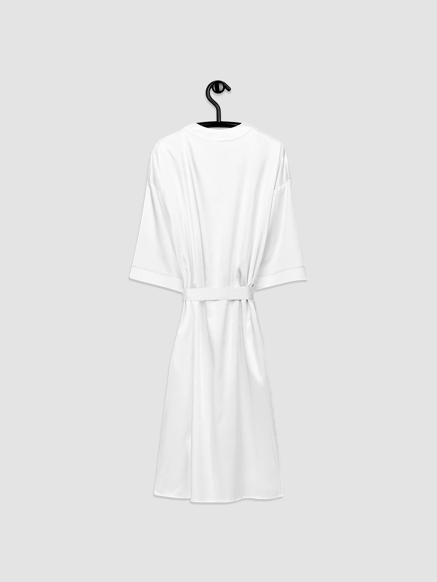 Pisces Blue on White Satin Robe product image (4)