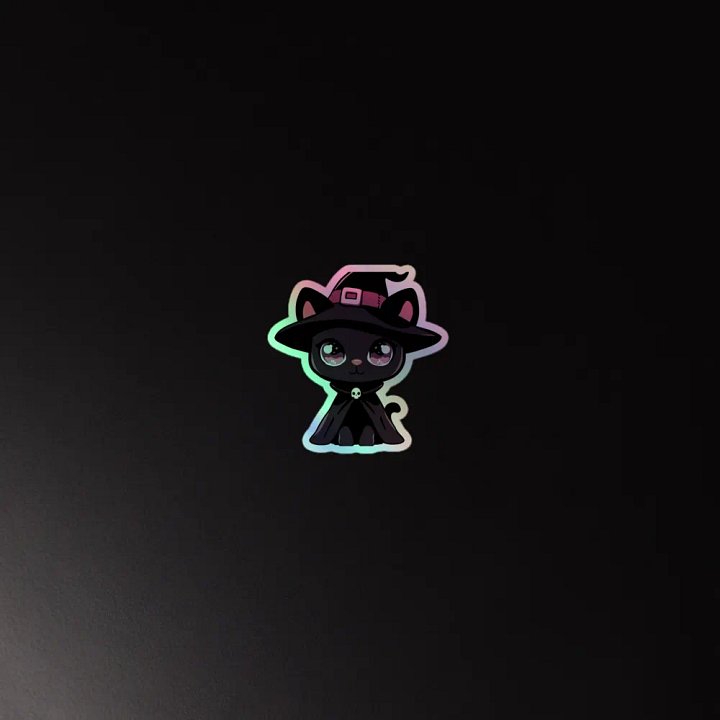 Witchy Cat Holographic Sticker Sheet product image (4)