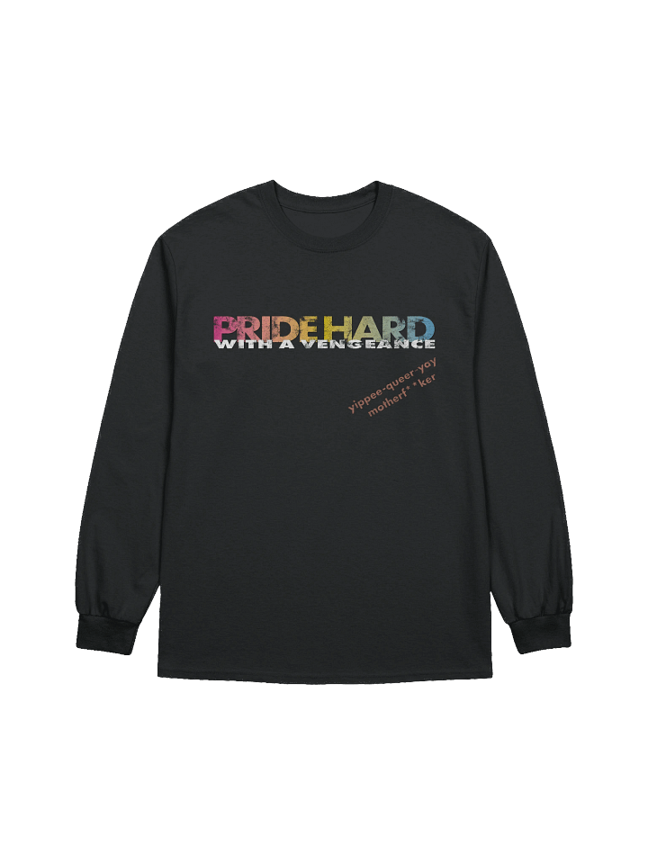 Pansexual "Pride Hard" Long Sleeve Tee product image (1)