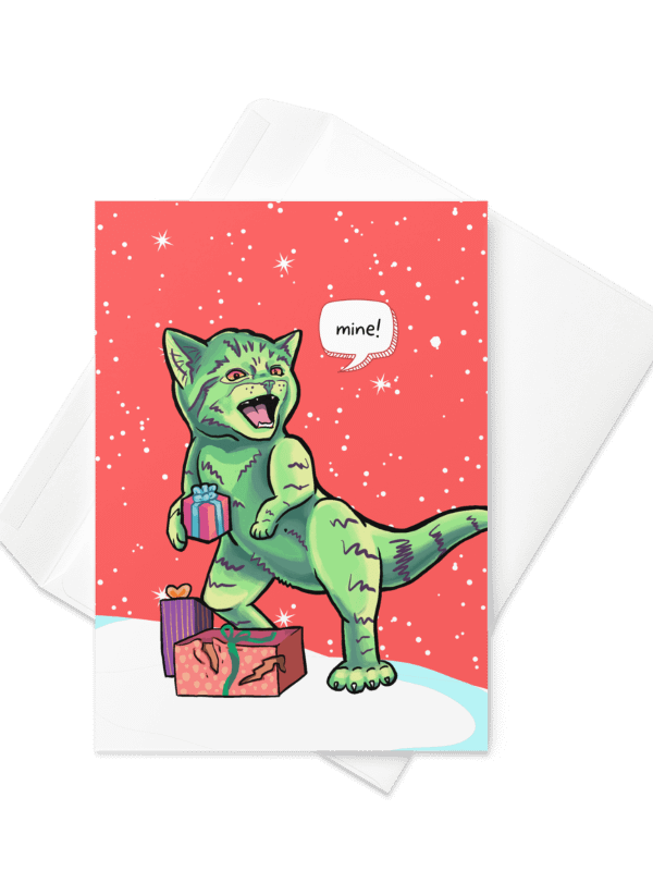 Kit-T-Rex Holiday Card product image (1)