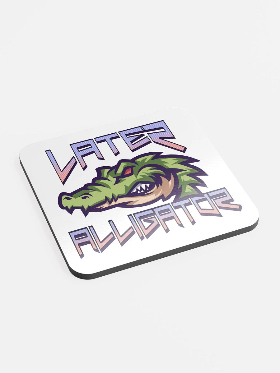 Later Alligator Allure Glossed Cork Coaster product image (3)
