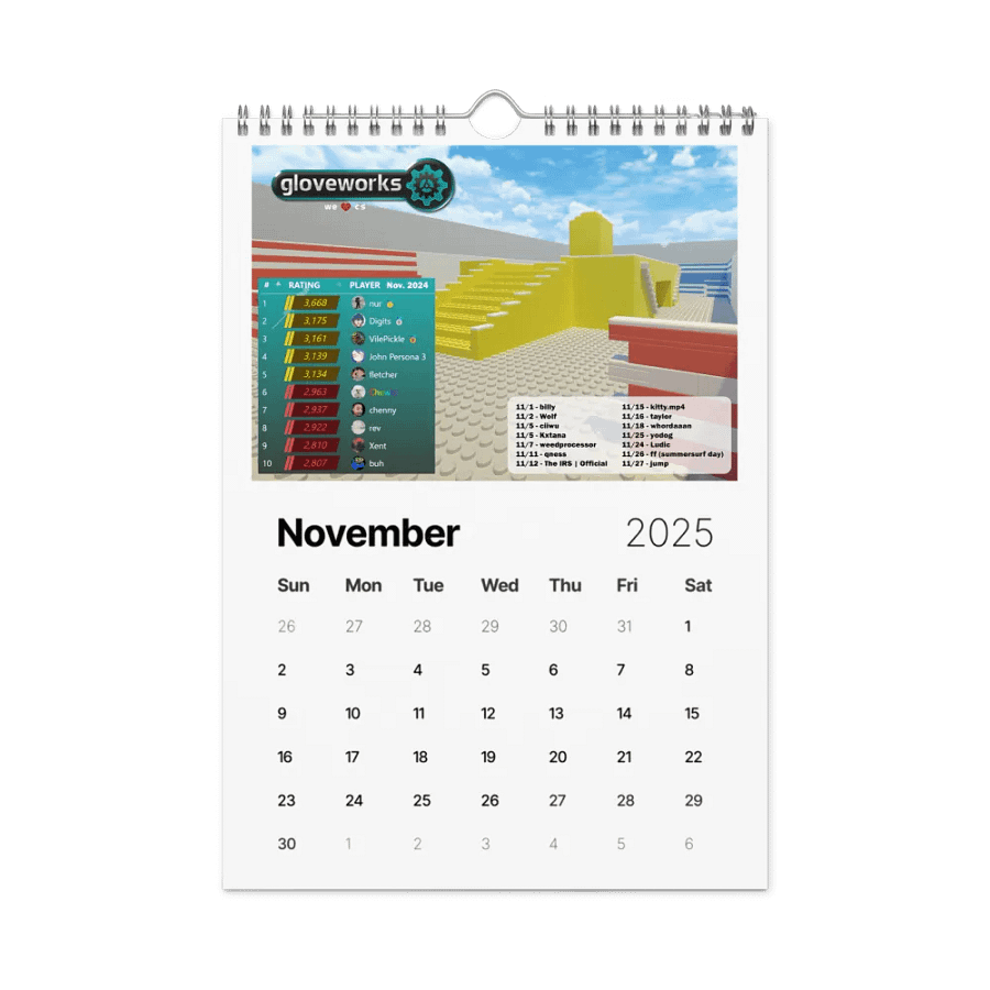 gloveworks calendar 2025 product image (11)