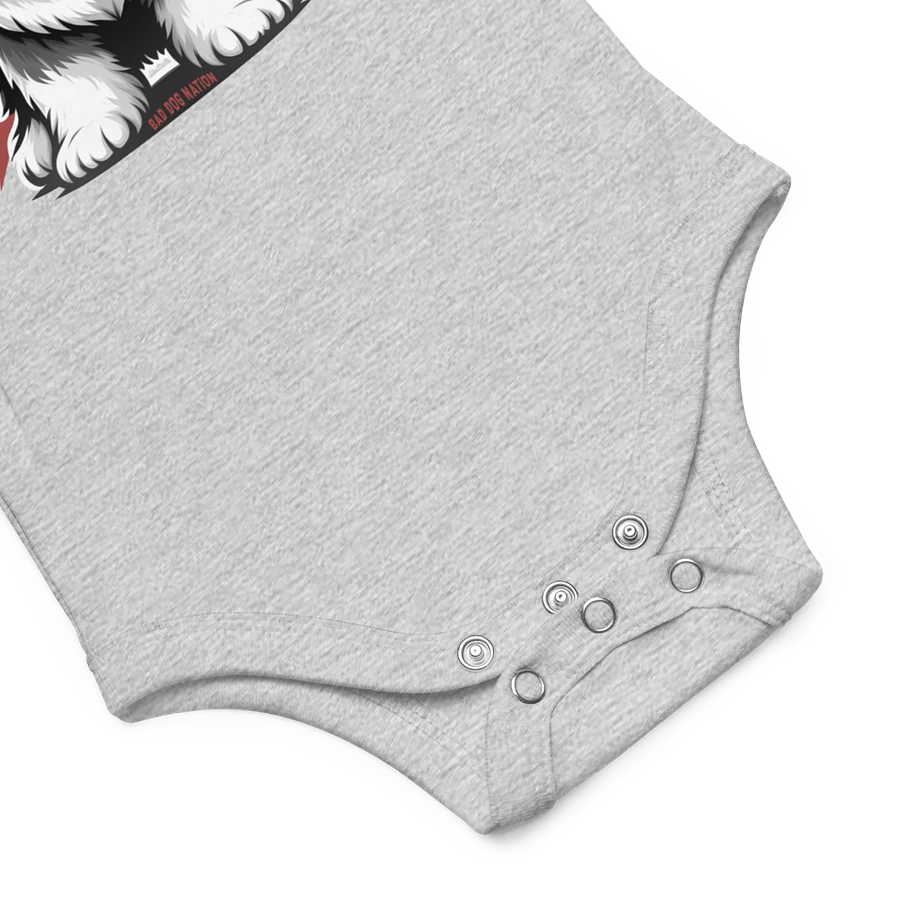 Old English Sheepdog Angry Pup - Baby Short Sleeve One Piece product image (2)