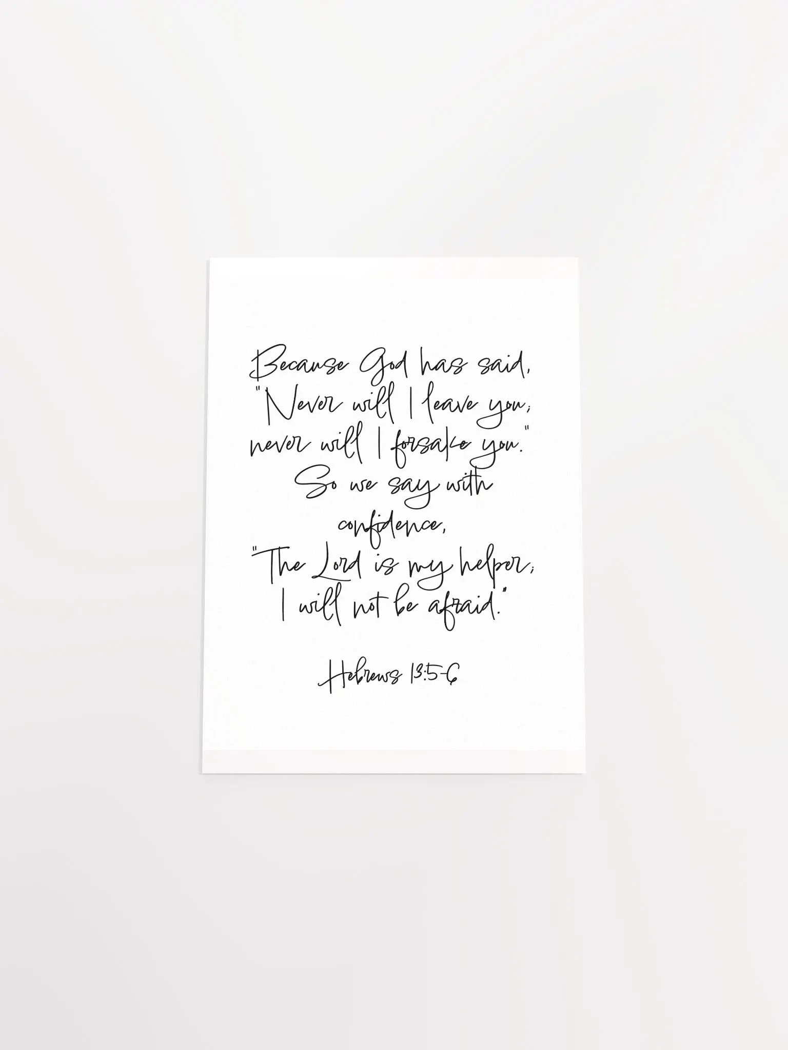 Never Will I Forsake You - Print product image (4)