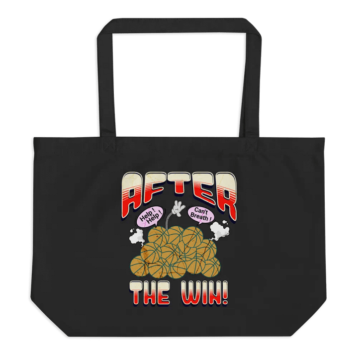 After The Win Basketball Victory Organic Tote Bag product image (1)