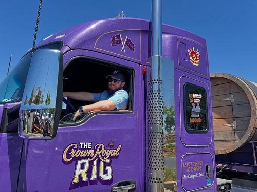 When you’re out shopping and see the #royalrig , you stop and take some photos! Thanks Fredrick and @crownroyal for being suc...