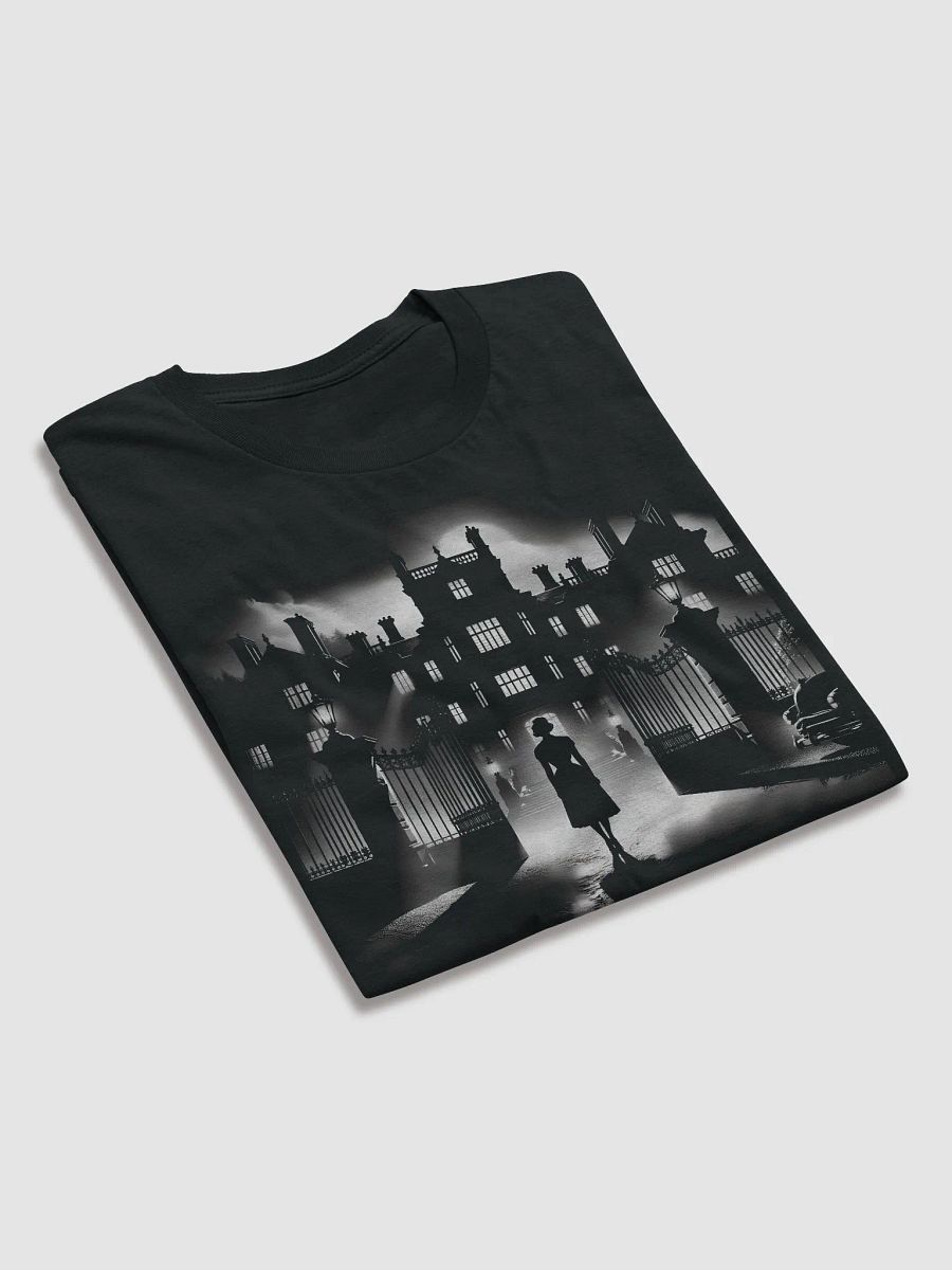 Mansion Mystery: A Noir Silhouette (Front Print Womens Tee) product image (4)