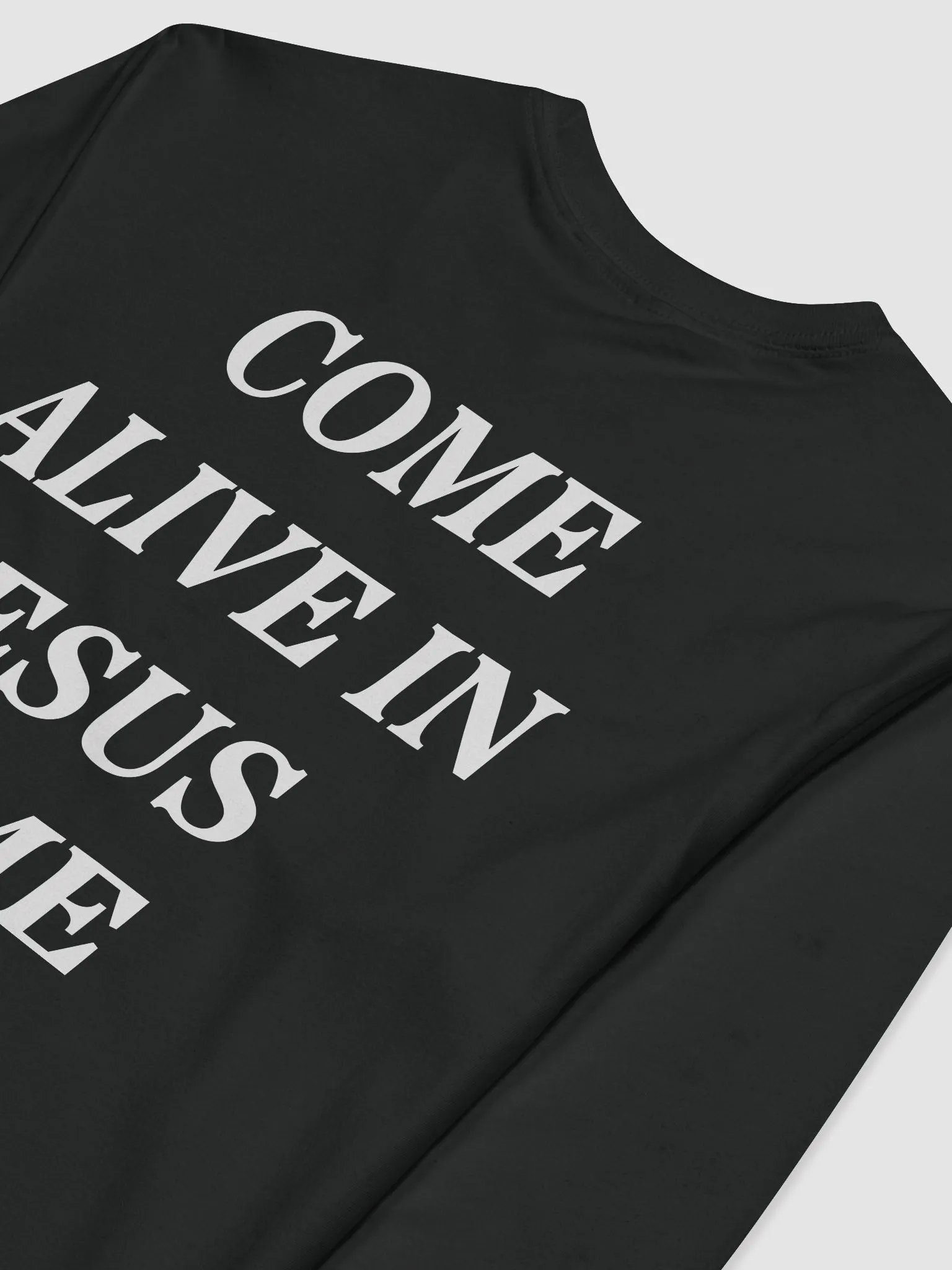 I am a House of Miracles | Longsleeve | White Print product image (4)