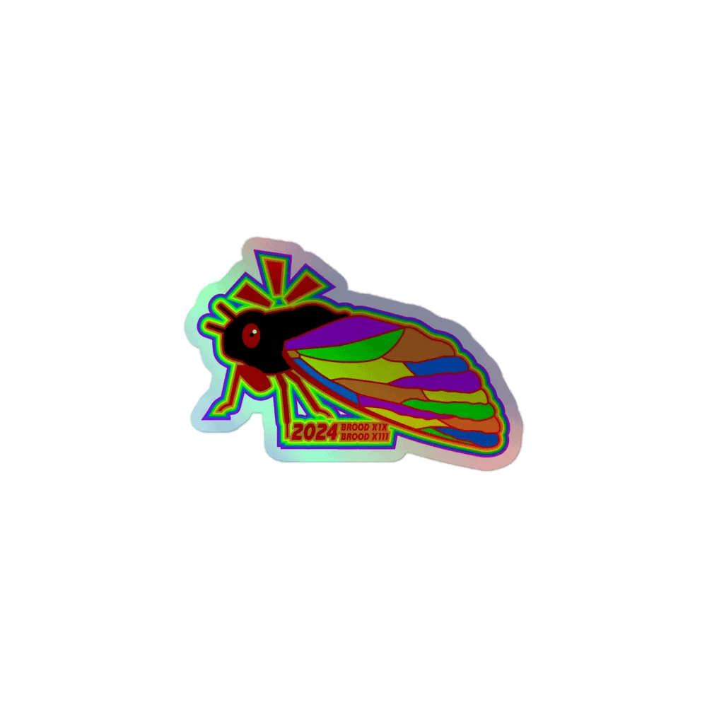 The Rainbow Cicada Holo Sticker product image (1)
