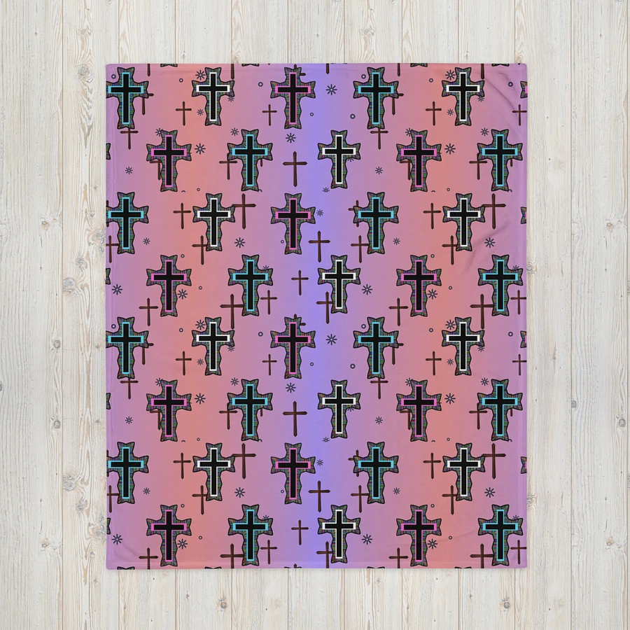 Multicolored Cross Blanket product image (6)