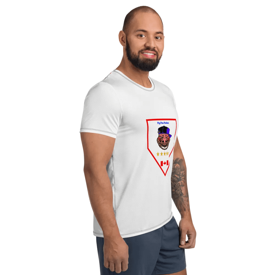 I Support Speedypig69 Canadian Cap Swine All-Over Tee product image (6)