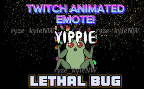 Twitch Animated Emote LETHAL BUG product image (2)