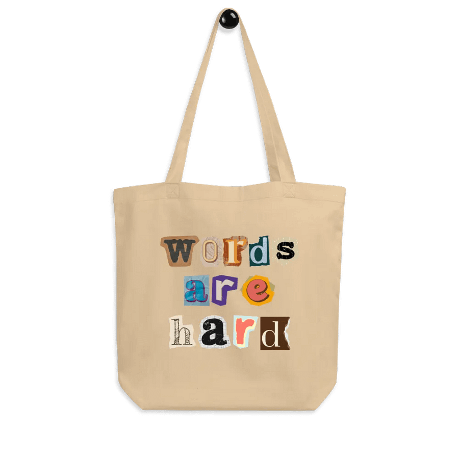Words Are Hard Alt Design Tote product image (6)