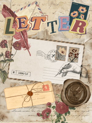 Handwritten Scrapbooked Letter product image (1)