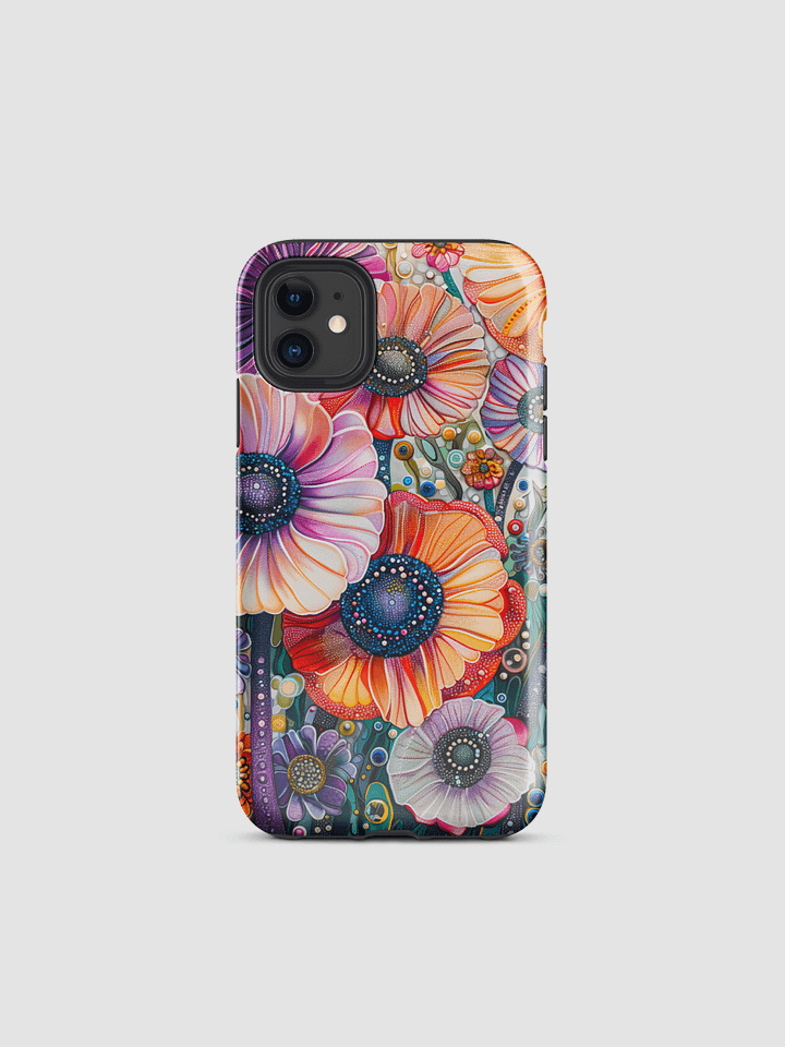 Colorful anemones Tough iPhone Case product image (1)