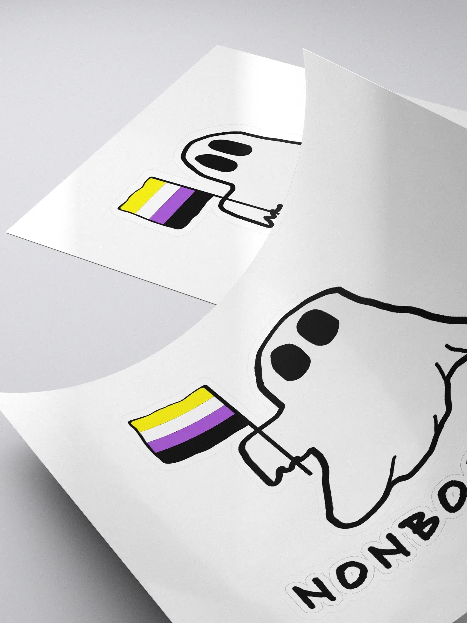 nonBOOnary Sticker product image (4)