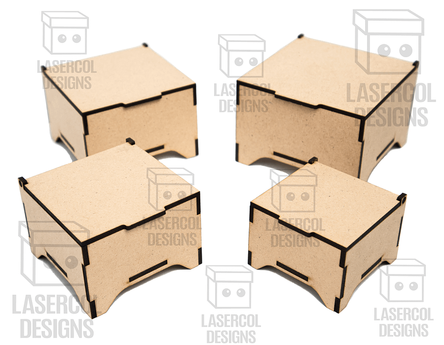 Boxes Set 6 (6 sizes) - Laser Cut Files product image (10)