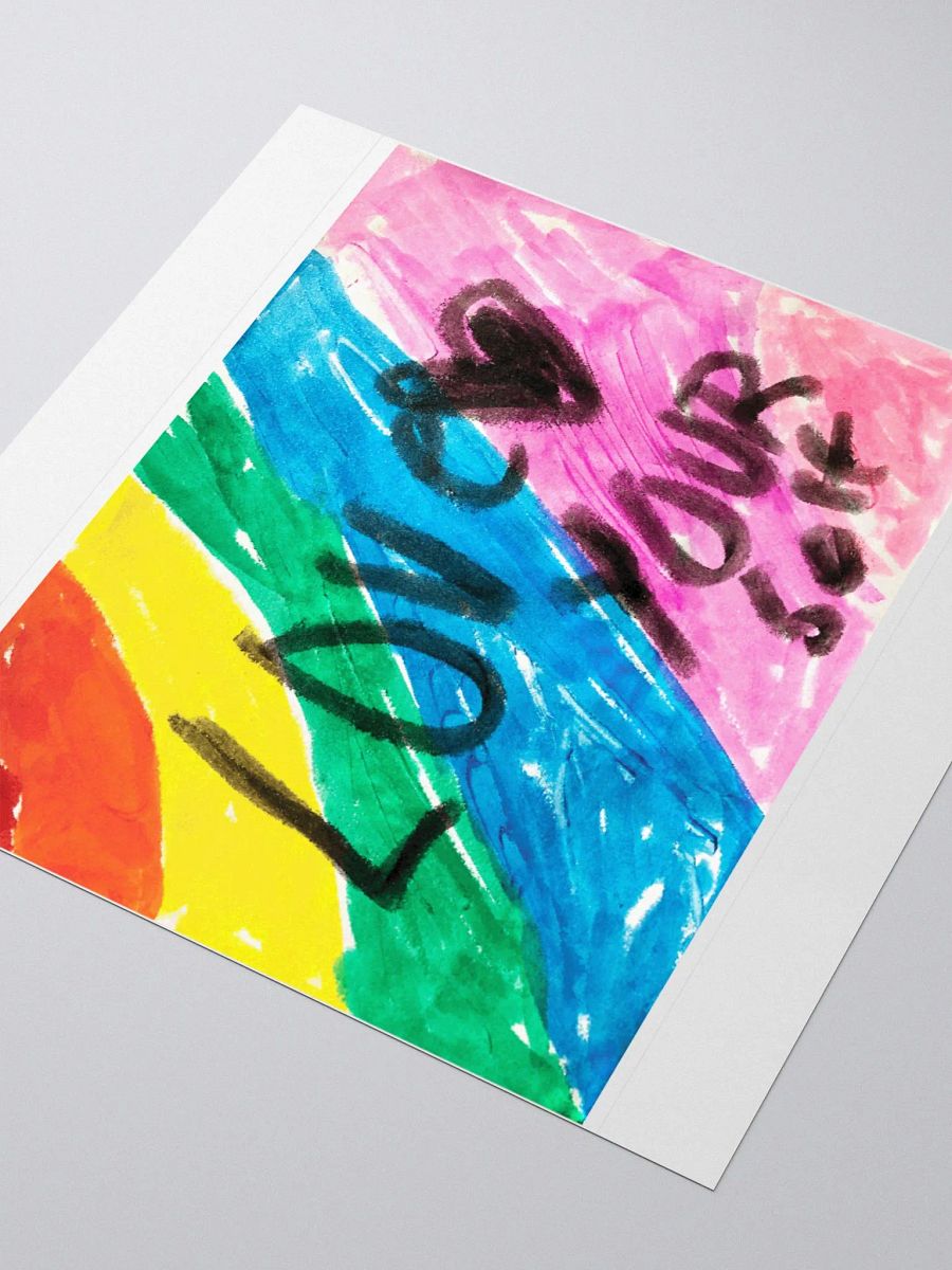Love Yourself Original Artwork Sticker product image (3)