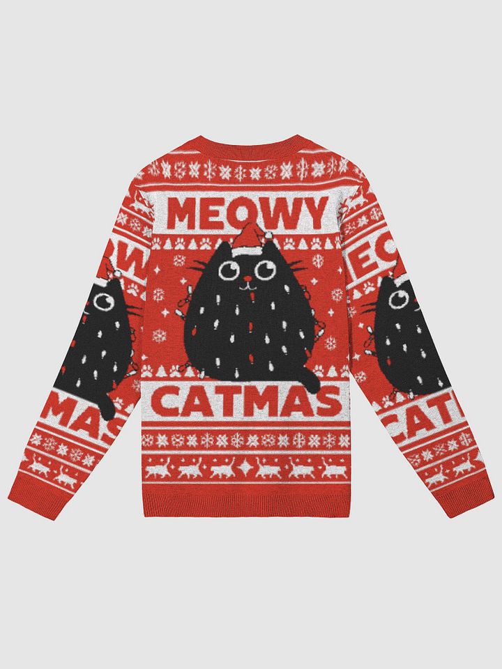 Meowy Catmas Jacquard Knit Sweater product image (2)