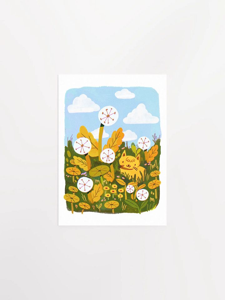 Dandelion Kitty Print product image (2)