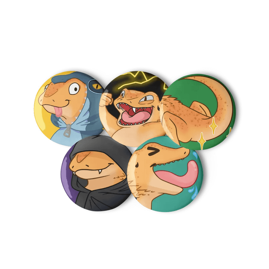 Dream Warrior Button Set #2 product image (6)