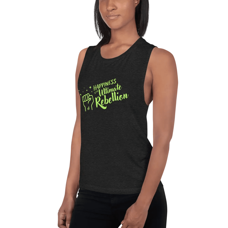 Happiness is the Ultimate Rebellion Power Tank product image (8)