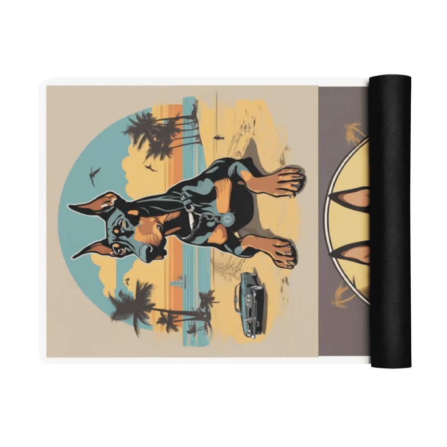 Doberman Yoga Mat product image (3)
