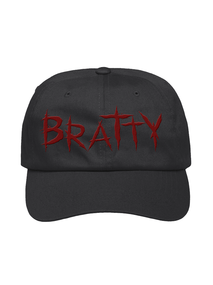 BRATTY Red Graffiti Dad Hat product image (1)