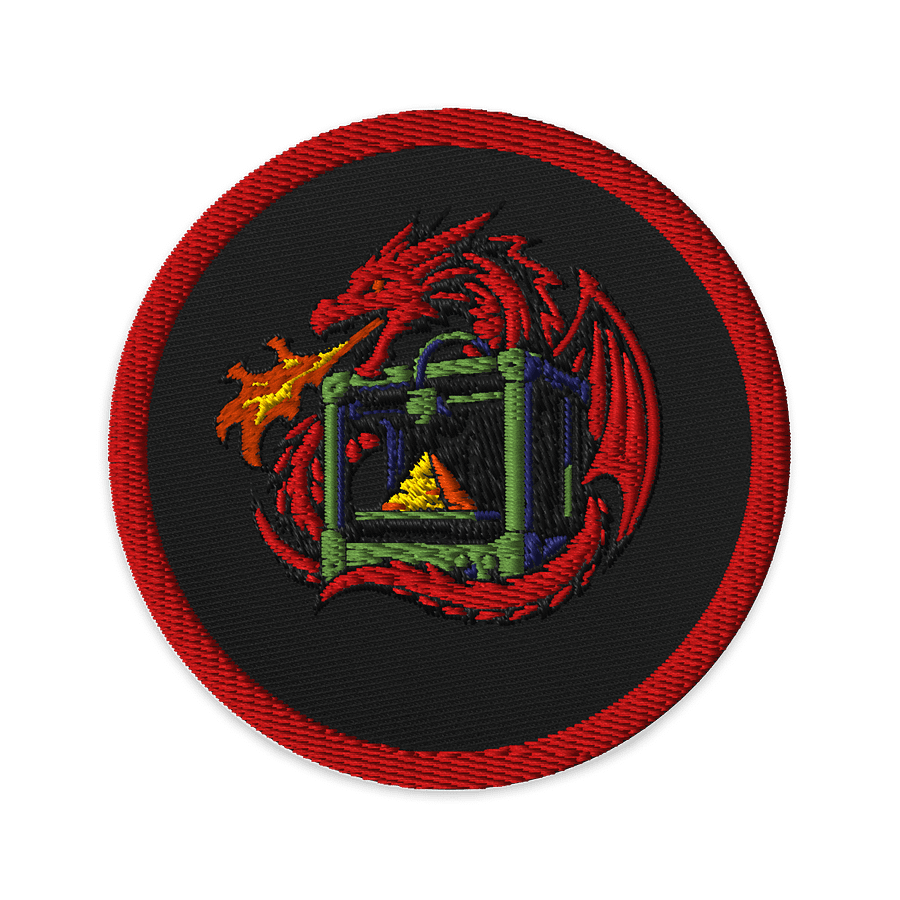 Twitch Dragon Embroidered Patch product image (1)