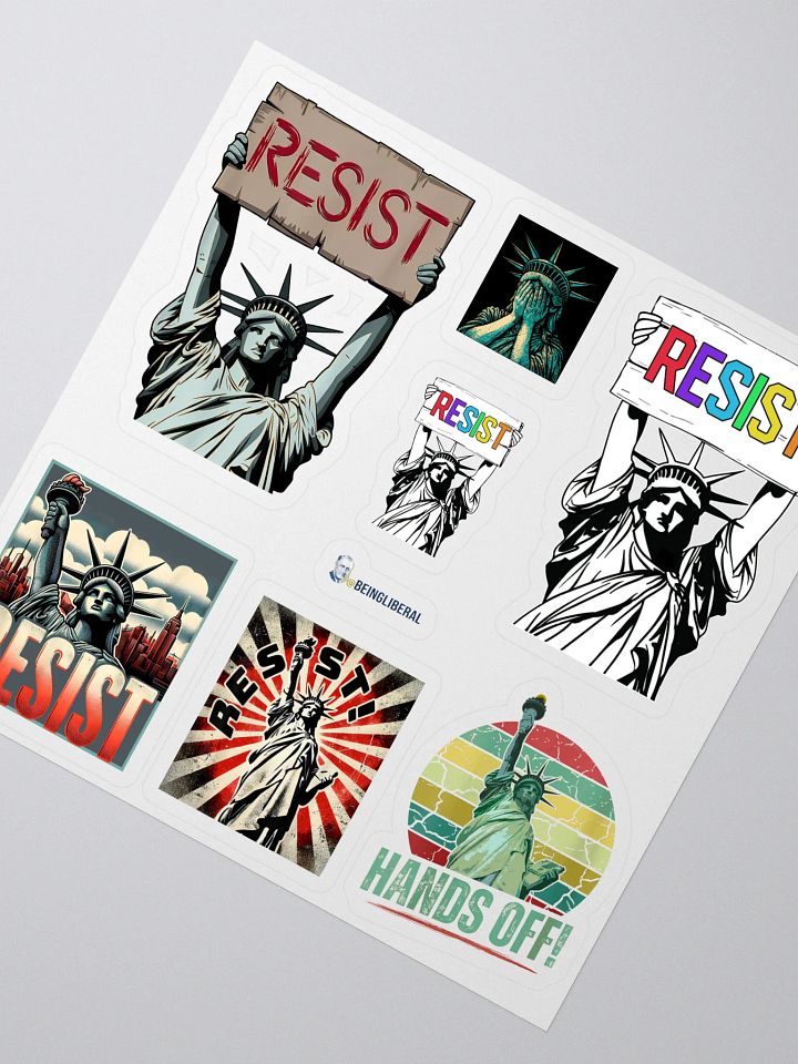 Democratic Political Smorgasbord Pack 3 Resist Stickers - Being Liberal product image (2)