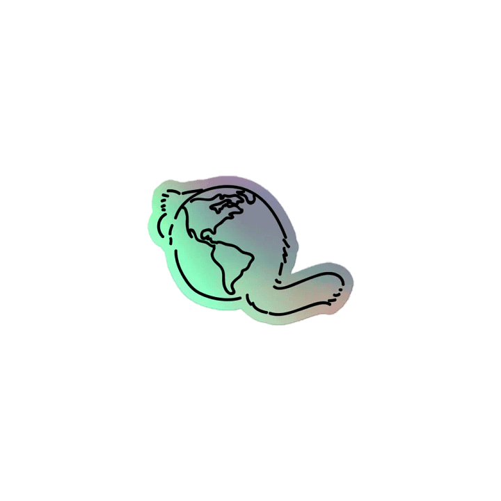 Planet Manul Americas - Holo Sticker product image (1)