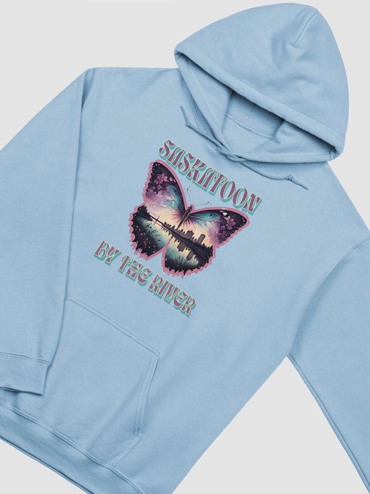 Saskatoon By The River Urban Butterfly Reflection Hoodie product image (6)