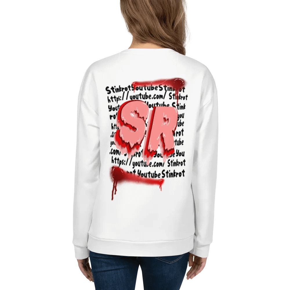 White Stinkrot Youtube Crewneck product image (5)