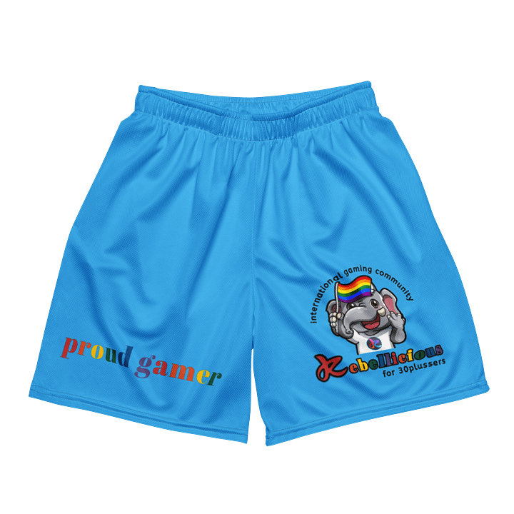 Unisex Shorts Proud Gamer Blue product image (1)