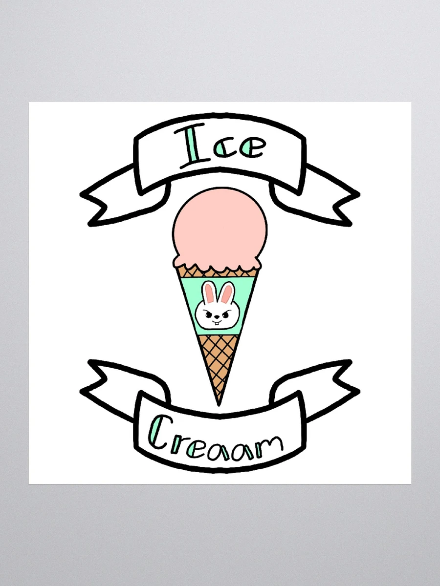 Ice cream Large sticker product image (1)