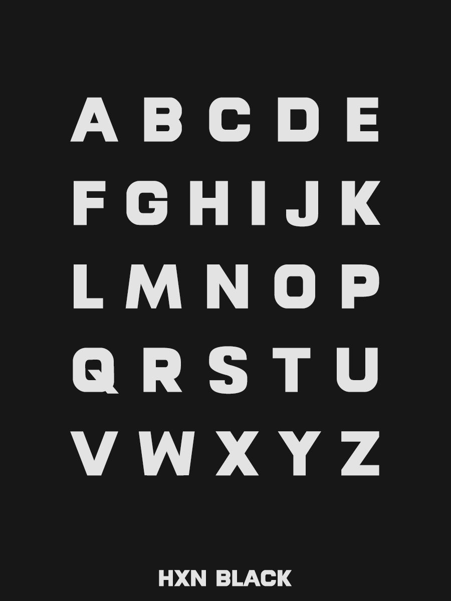 HXN - Typeface product image (3)