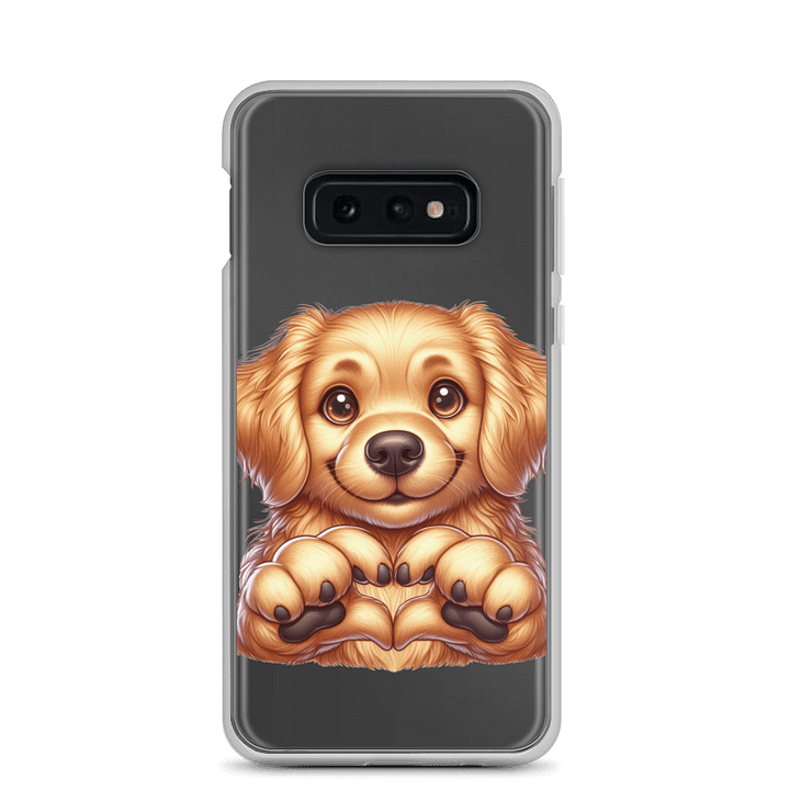Heartwarming Golden Retriever Puppy Clear Samsung® Case product image (3)